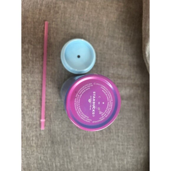 Starbucks Summer 2023 Tumbler Ombre Prism Gradient Stainless Venti 24oz - Picture 7 of 7